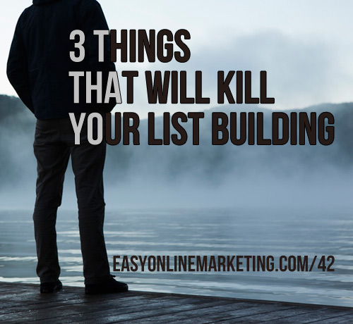 list building mistakes