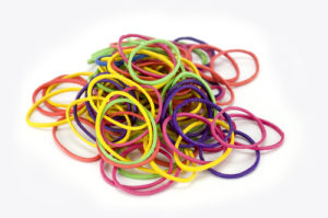 Colorful rubberbands